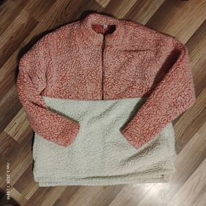 🚨5 For $25🚨 Women's XL Cozy Two-Tone Sherpa Pullover